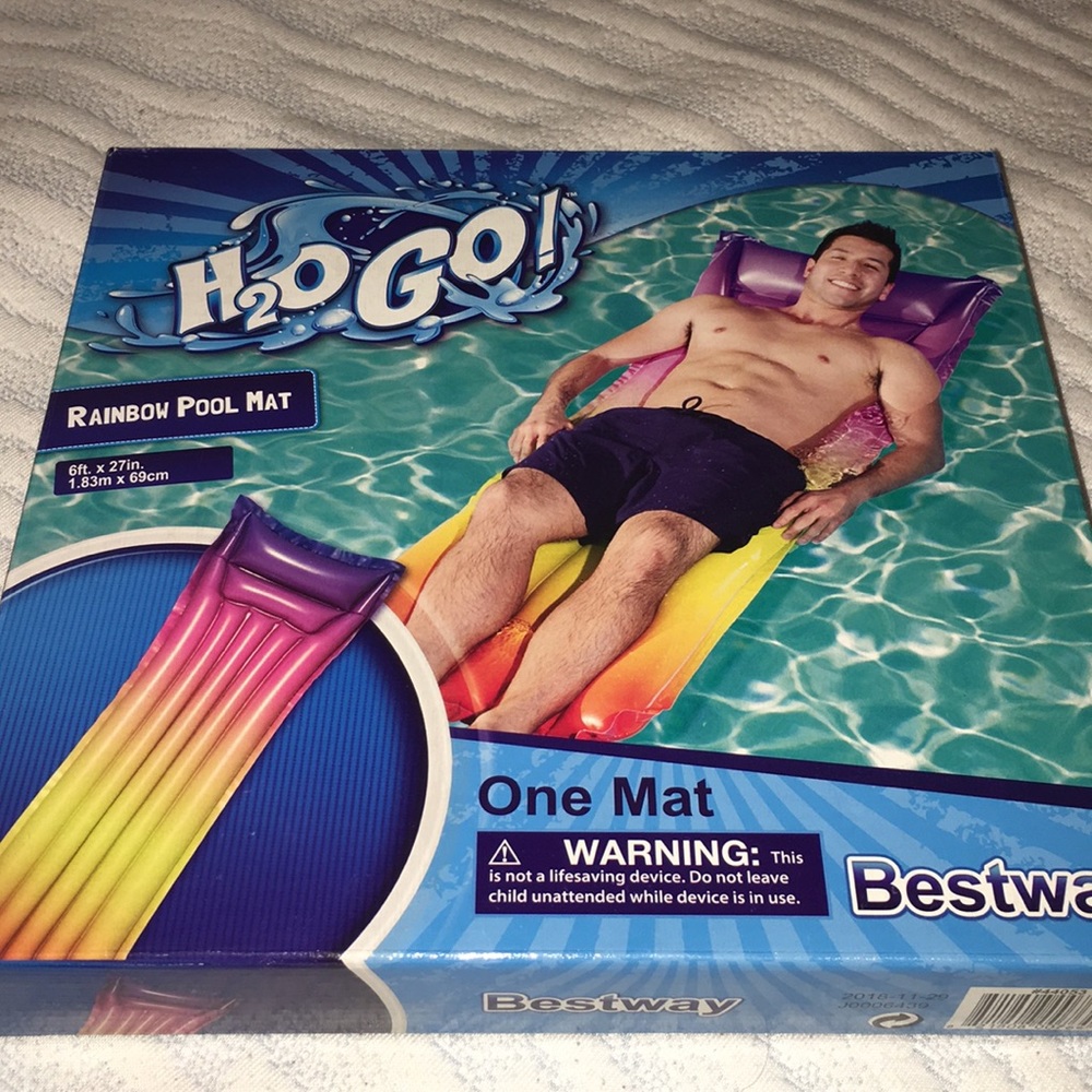 Rainbow Pool Mat
